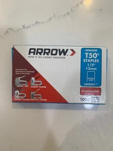 Grapas Arrow T50 1/2" 508SS1 - Imagen 1 de 2