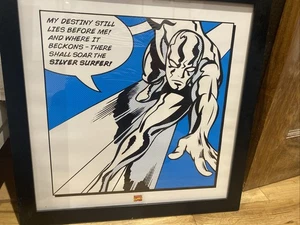 Marvel Comics Framed Print, Wall Art - Silver Surfer - Picture 1 of 1