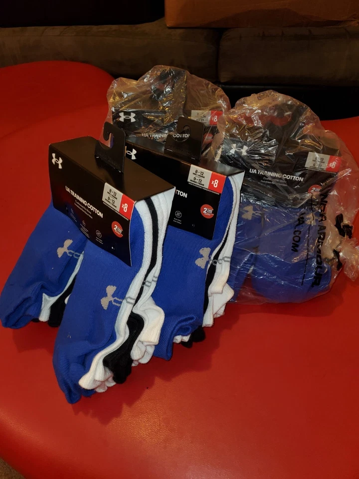 Under Armour Performance Tech Socks 32 pairs No Show/QRTR/ Size M8-12 W9-12 - Image 1 of 4