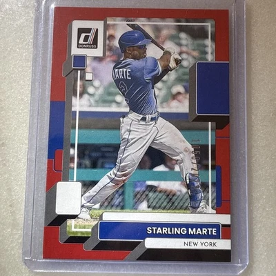 2022 Panini Donruss - Starling Marte #206 Red /2022 - Image 1 of 2
