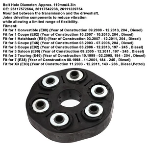 Driveshaft Flex Disc Practical Driveshaft Coupler Flex Joint Disc For E60 - Picture 1 of 22