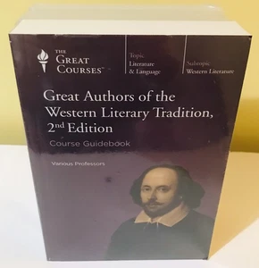 Great Courses Authors of the Western Literary Tradition 2nd Ed DVD Set Guidebook - Imagen 1 de 6