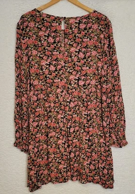 Camisa para mujer BP talla 1X pulóver floral muñecas elásticas 100 % rayón 1076 Foto 1 de 4