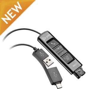 HP 786C8AA POLY DA85-M USB-A & USB-C Adapter für HW-Serie Headset MS TEAMS Neu - Bild 1 von 1