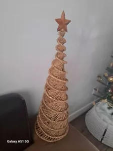 Woven Spiral Christmas Tree 31" NWT - Picture 1 of 5