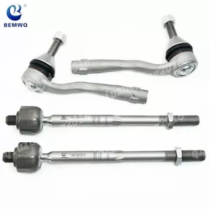 4 Front Outer & Inner Tie Rod End Set For Mercedes C292 W166 X166 ML GL GLE GLS - Foto 1 di 8