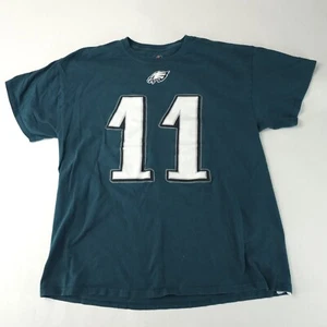 Camiseta Philadelphia Eagles Para Hombre XL Extra Grande Verde Wentz 11 Majestic NFL - Imagen 1 de 9