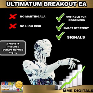 Ultimatum Breakout EA - Forex Mt4 Expert Advisor + 2 Presets Included - 99%Backt