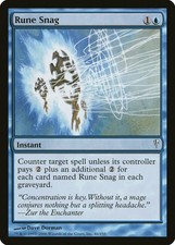 Rune Snag Coldsnap HEAVILY PLD Blue Common MAGIC THE GATHERING MTG CARD ABUGames