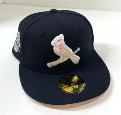 St. Louis Cardinals MLB NE Cooperstown 125th Anniversary Patch Fitted Hat - Image 1 of 4