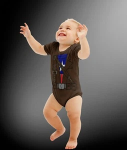Baby First Avenger Superhero Comic Halloween Costume Cosplay Bodysuit - Picture 1 of 3