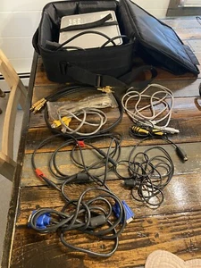 Toshiba D2 DLP Projector stainless steel TESTED Works Great. W/ Cables & Bag - Picture 1 of 21