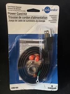 New Insinkerator Power Cord Kit Garbage Food Waste Disposer CRD 00 Emerson - Picture 1 of 2
