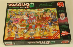 "Gingerbread Showstopper!" WASGIJ 18 Christmas Jigsaw Puzzle (2 x 1000) COMPLETE - Picture 1 of 6