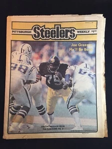 Vintage 1981 Pittsburgh Steelers Weekly "Joe Greene: He'll Be Back" - Picture 1 of 1