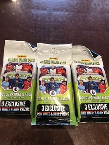 🔥 Panini Prizm 2020-21 Premier League Soccer Cello Value Pack (3 Stück) - Bild 1 von 1
