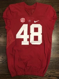 Maglia calcio Alabama Crimson Tide Bama usata indossata dal gioco Nike taglia 44? #48 - Foto 1 di 4