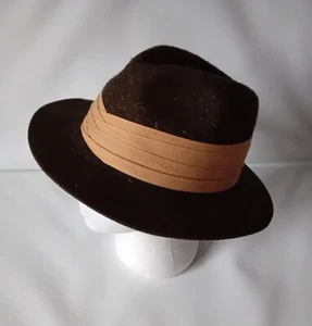 Christys' London Fedora Hat - Unisex - Size 7 - Impala 100% Wool - Picture 1 of 12