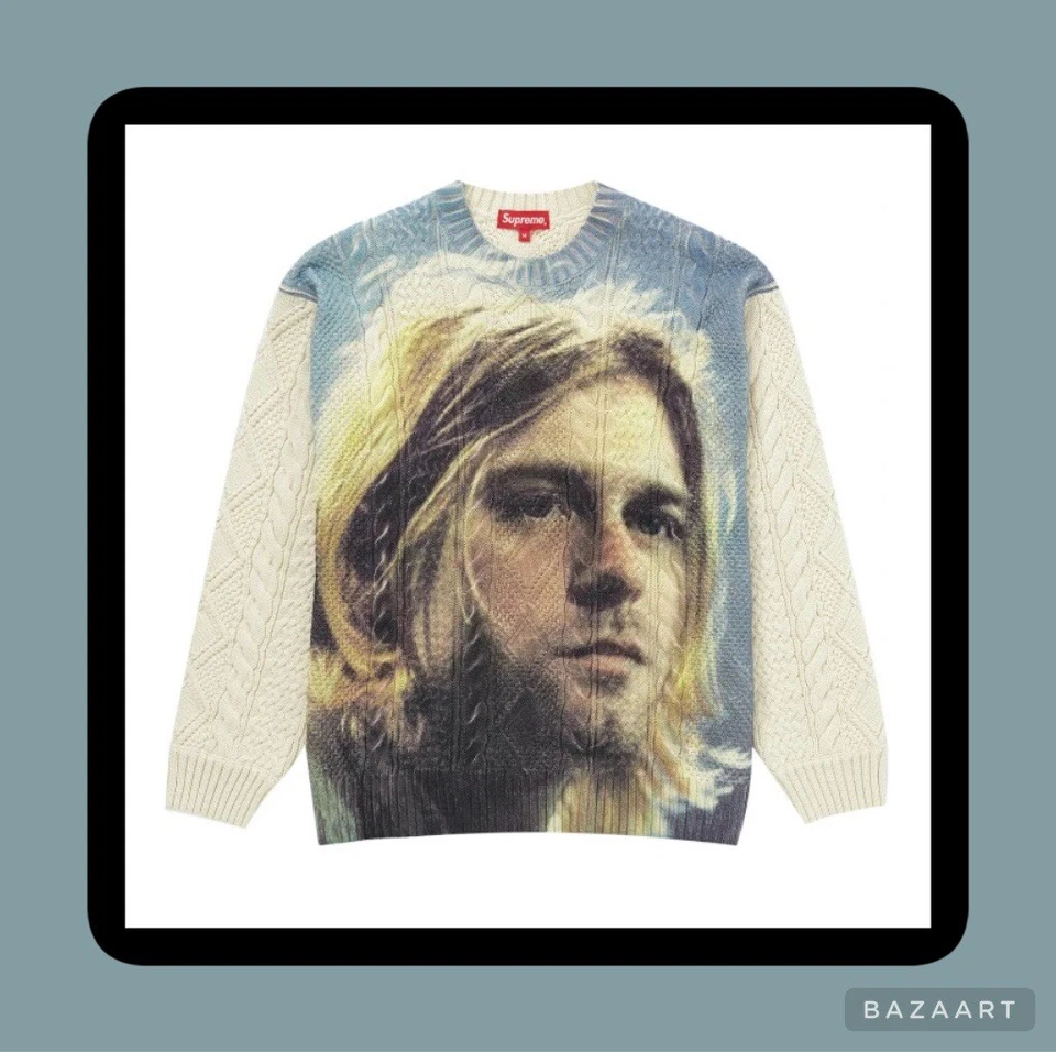 Suéter tejido Supreme Kurt Cobain SS23 nuevo con etiquetas - talla grande ✅✅✅ Foto 1 de 1