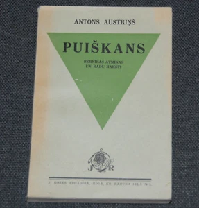 "Puiškans" by Antons Austriņš 1931 Book in Latvian, Avant Garde Cover, Rare - Imagen 1 de 1