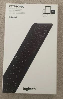 Logi Keys-To-Go Keyboard Bluetooth rechargeable keyboard- Apple and Android - Image 1 of 3