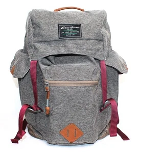 Unisex Eddie Bauer Bygone 25L Utility Hiking Backpack Dark Gray w/ Pockets - Picture 1 of 10