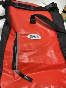 Crivit Red Bike Bag PT-5915 Sz 19” H x 15” L x 5” D Pockets 1 Side, 1 Frt & 1 In - Picture 1 of 13