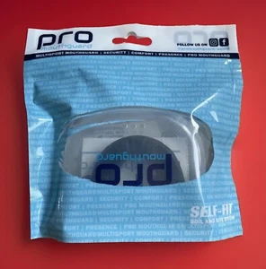 Sports Mouth Guard Pro Gum Shield & Case Jaw Protection Rugby Contact MMA Combat - Picture 1 of 12