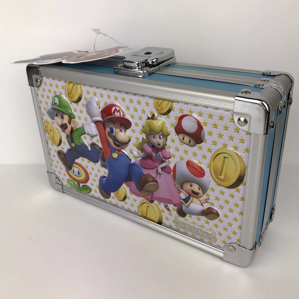 Super Mario Bros Locking Supply Box Vaultz Official Nintendo With Keys