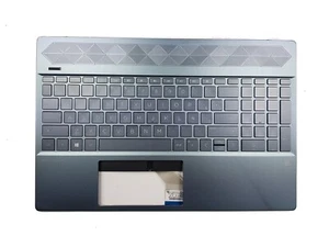 NUEVO HP Pavilion 15-CS 15-CW TECLADO PALMREST ESPAÑOL SPANISH Keyboard L49391 - Zdjęcie 1 z 2
