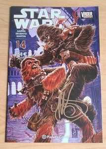 ⭐Star Wars #14 Vader Down • SIGNED by Mark Brooks • EUROPEAN Variant + COA NM+⭐ - Picture 1 of 7