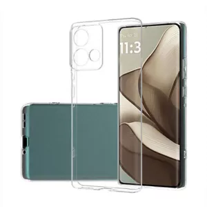 Custodia telefono sottile morbida TPU trasparente trasparente per Motorola Edge 50 Neo cover telefono - Foto 1 di 3