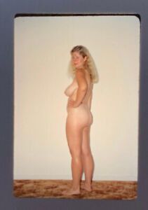 Vintage Nude 35mm Transparency Slide of Pinup Pretty Girl Model N4018