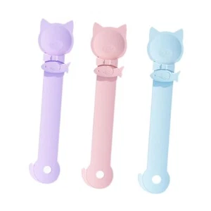 3x Cat Feeder Spoon Cat Strip Squeeze Spoon Practical Multipurpose Pet Spoons - Picture 1 of 7