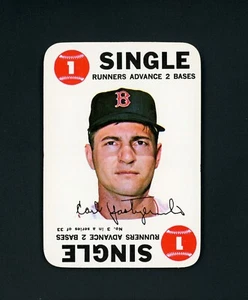 Carl Yastrzemski 1968 Topps Game (HOF) Boston Red Sox #3 NM - Picture 1 of 2