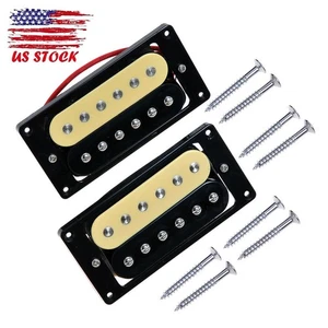 Zebra Faced Double Coil Humbucker Pickup for LP Les Paul Electric Guitar - Picture 1 of 7