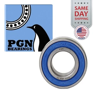 (200) 6205-2RS Premium Rubber Seal Ball Bearing C3 EMQ, 25x52x15 6205 2RS 6205rs - Picture 1 of 11