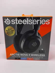 SteelSeries Arctis Nova 4 Cuffie da Gioco Wireless Nero Nuove - Foto 1 di 4