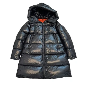 Save The Duck Isabel Hooded Puffer Coat in Black Size 2 / Medium - Picture 1 of 10