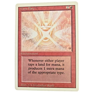 MTG Mana Flare Revised 3ED Rare Red Enchantment Magic the Gathering - Picture 1 of 2