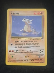 Cubone 070/130 Base Set 2 Regular WOTC Vintage Pokemon TCG Lightly Played  - Bild 1 von 2