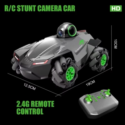 RC Auto 1:20 mit Video 2.4G WLAN FPV HD Kamera Auto 360° Drehung Stunt Kamera Ca