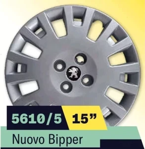 LOT DE 4 ENJOLIVEURS 15'' POUR PEUGEOT NEW BIPPER 5610/5 - Photo 1 sur 1