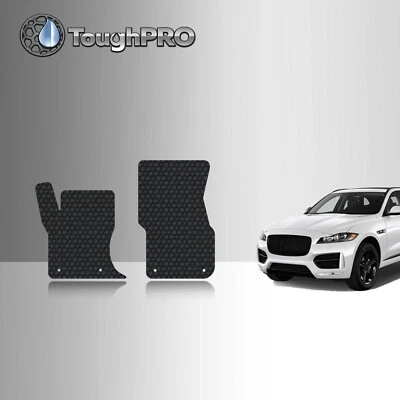 Передние коврики ToughPRO черные для Jaguar F-Pace всепогодные 2017-2020 - Изображение 1 из 4