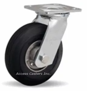 Rueda de placa giratoria S-8526-SU Hamilton 6" Cush-N-Flex, capacidad de 300 lb - Imagen 1 de 2