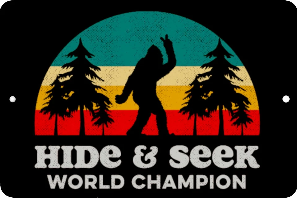 Снежный человек, подарок на день рождения, домашний знак, домашний декор металлический алюминий, США, черный - Изображение 1 из 1