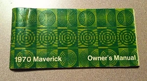 +++  1970 MAVERICK  OWNERS MANUAL !!!    +++ - Picture 1 of 3