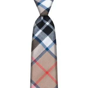 Locharron Of Scotland  Made In Scotland Thomson Camel Modern Tartan Tie - Picture 1 of 2