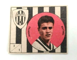 FIGURINA CALCIATORI VAV 1958/59 JUVENTUS MATTREL n 1 OTTIMA DA RECUPERO - Picture 1 of 2