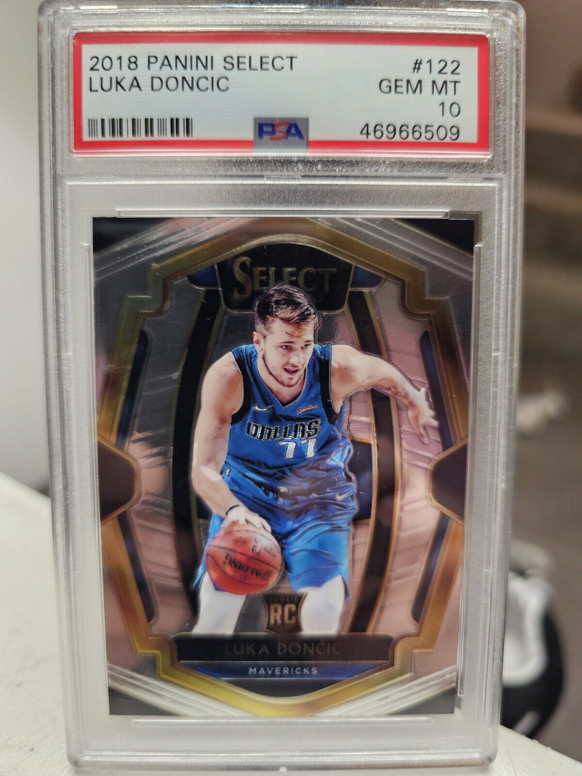 2018 Select Luka Doncic #122 PSA 10 RC Rookie Card